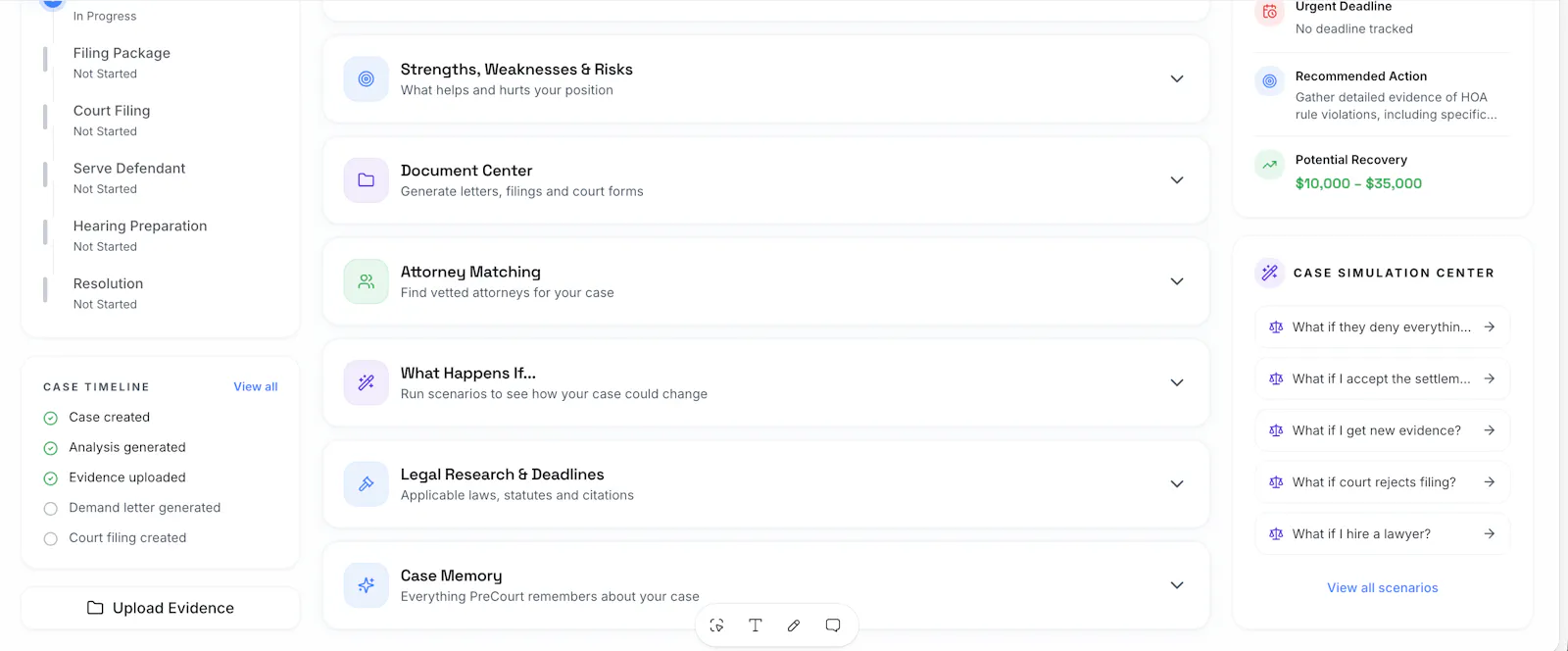 PreCourt AI screenshot 3