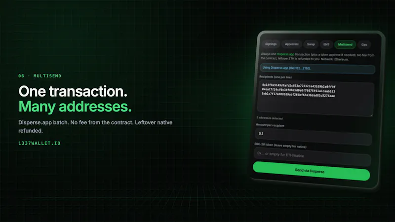 1337 Wallet screenshot 8