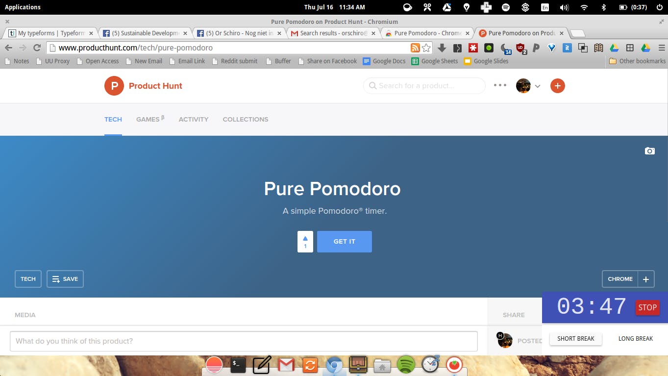 Pure Pomodoro media 1