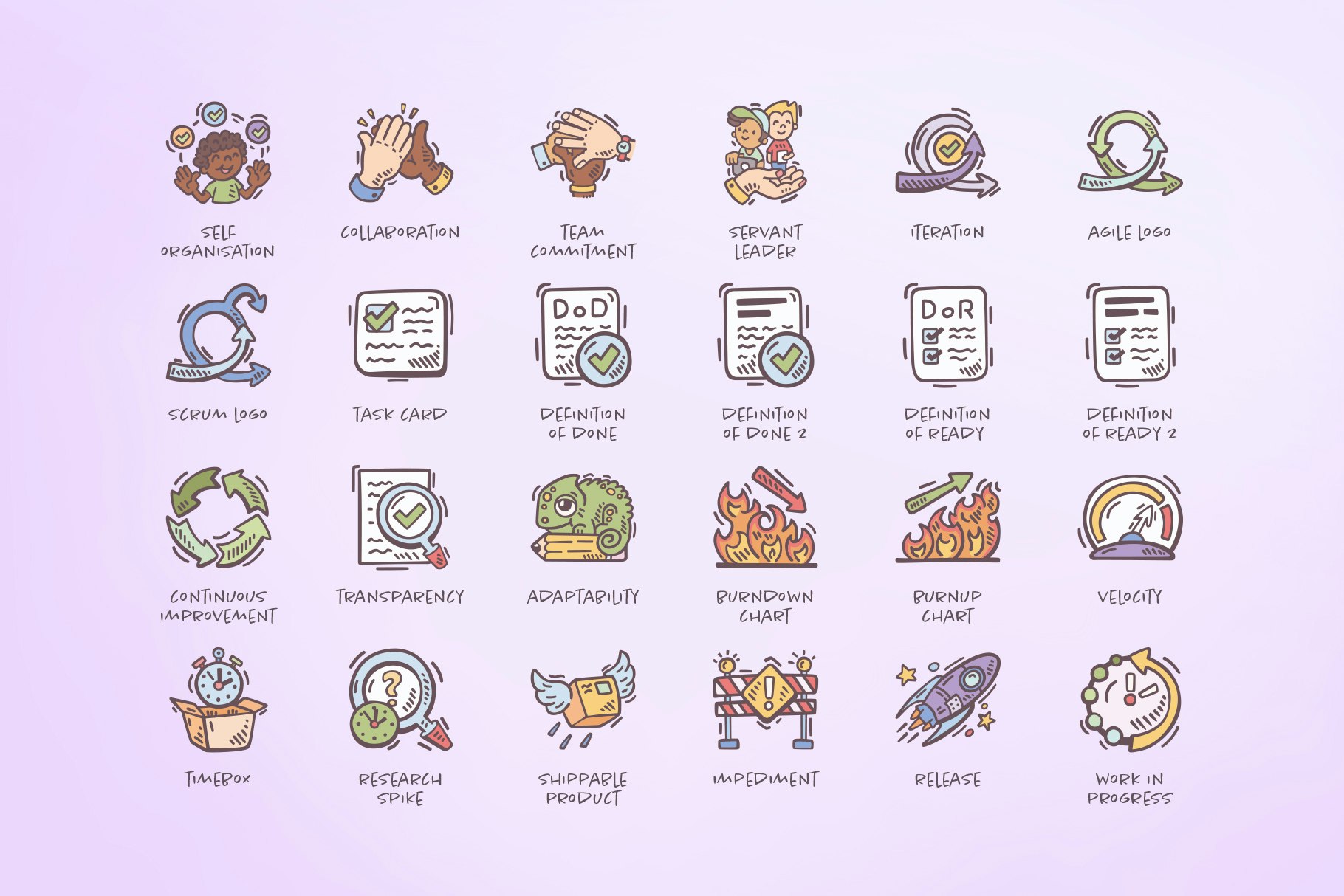 Scrum & Agile Icons gallery image