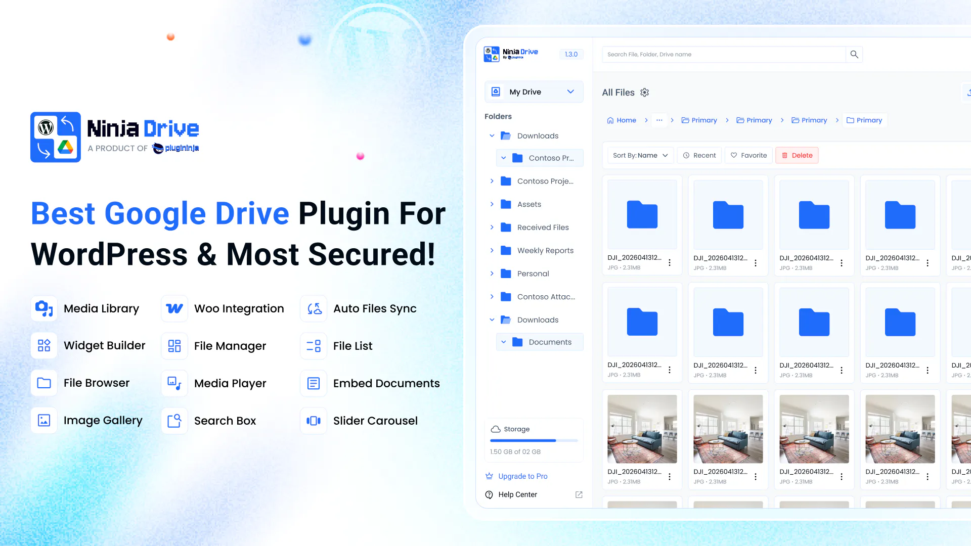 Ninja Drive - Google Drive for WordPress gallery image