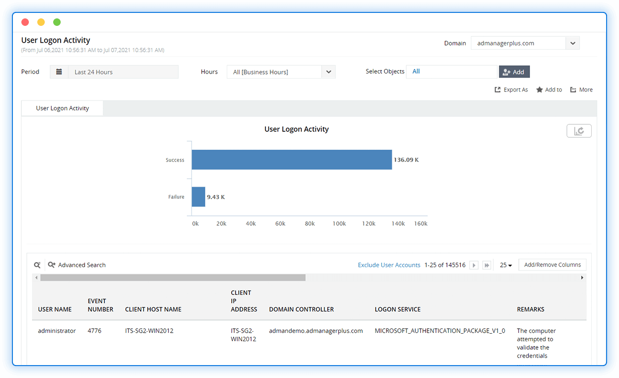 Media ManageEngine Adaudit Plus 7
