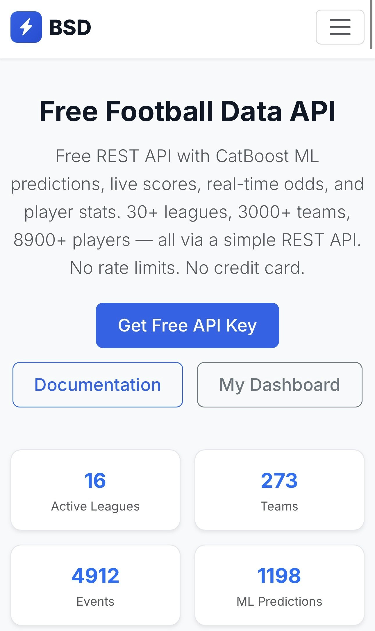 Bzzoiro Sports Data (BSD) - Product Hunt launch logo and brand identity