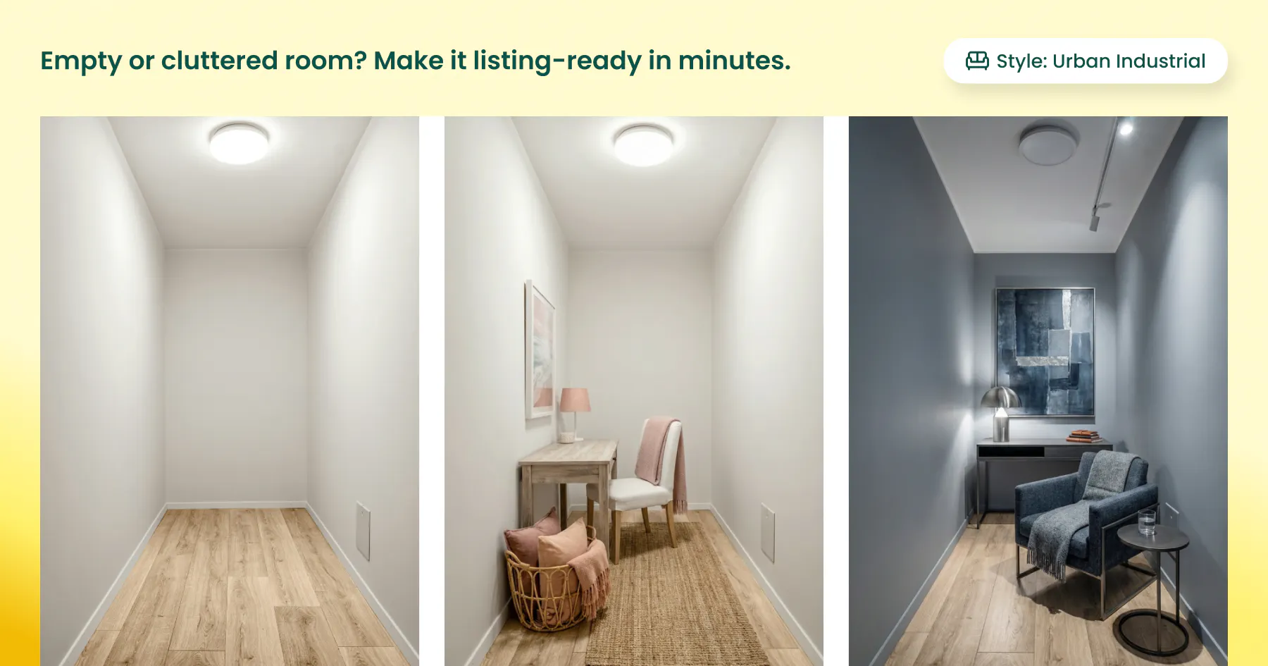 Property listing into marketing content gallery image
