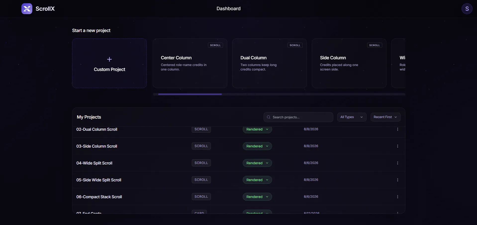 ScrollX gallery image