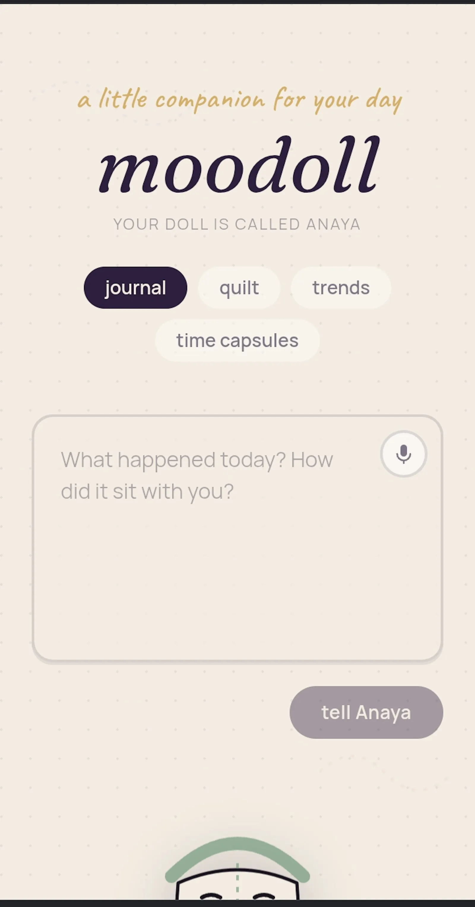 Moodoll: a little companion for your day screenshot 4