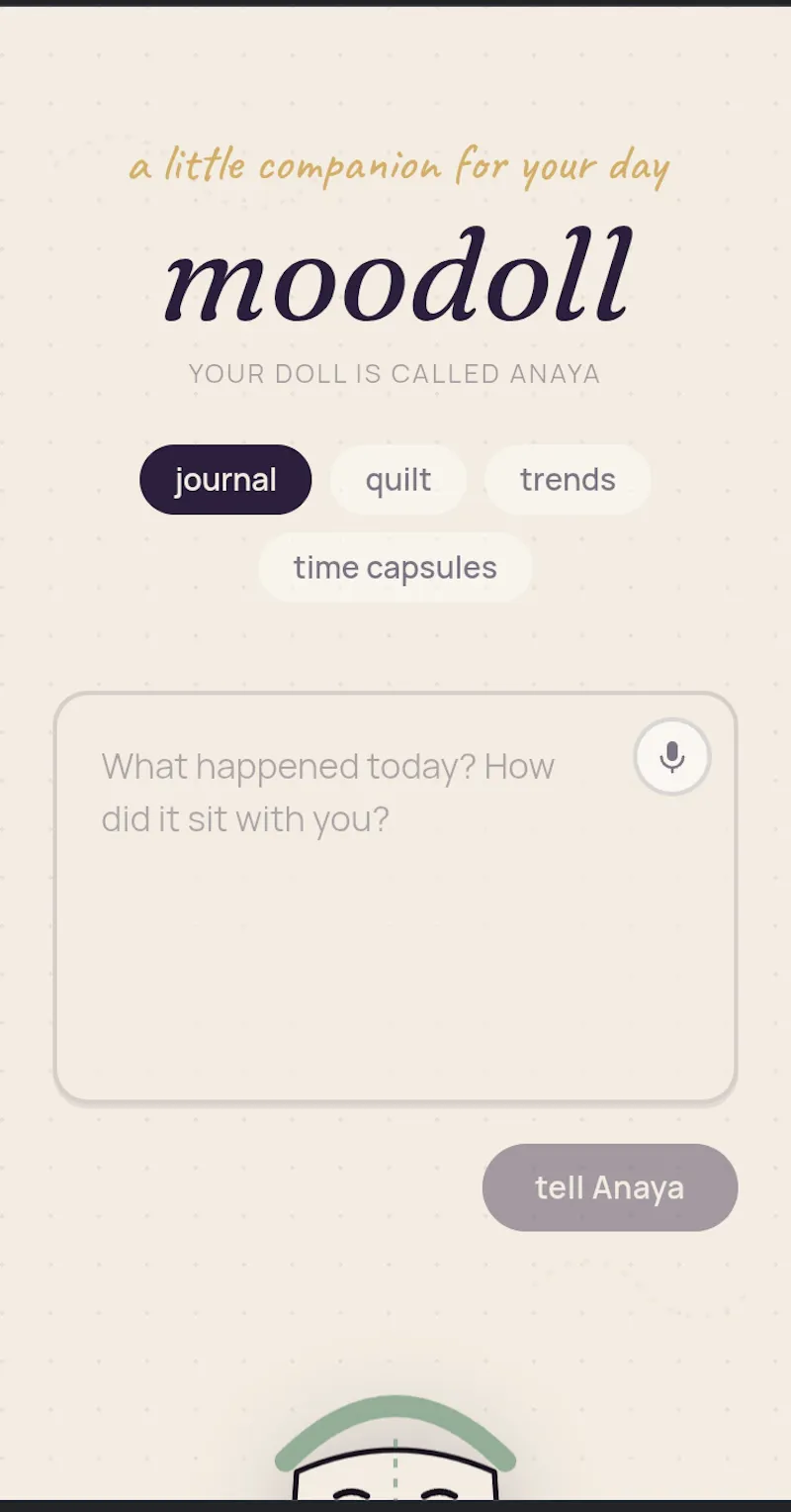 Moodoll: a little companion for your day screenshot 4