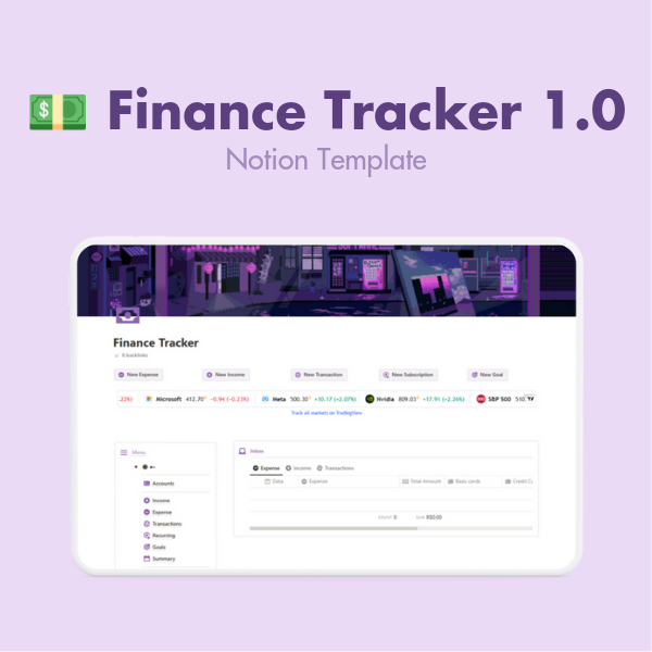 Finance Tracker 1.0