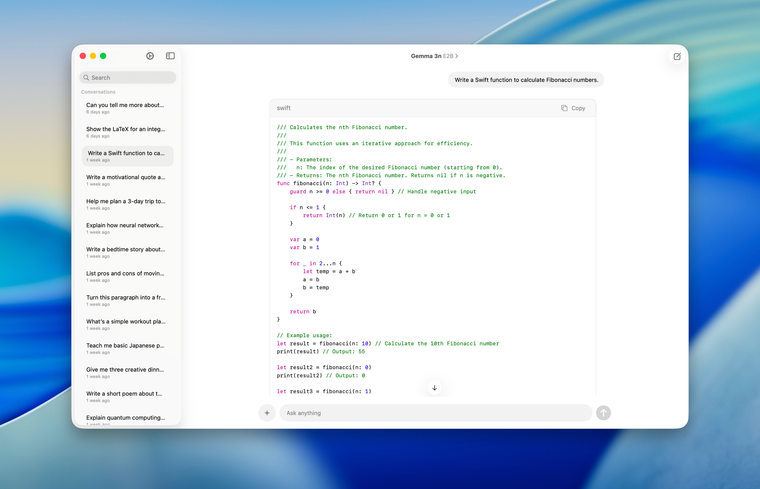 Locally AI for Mac - Screenshot 3 preview