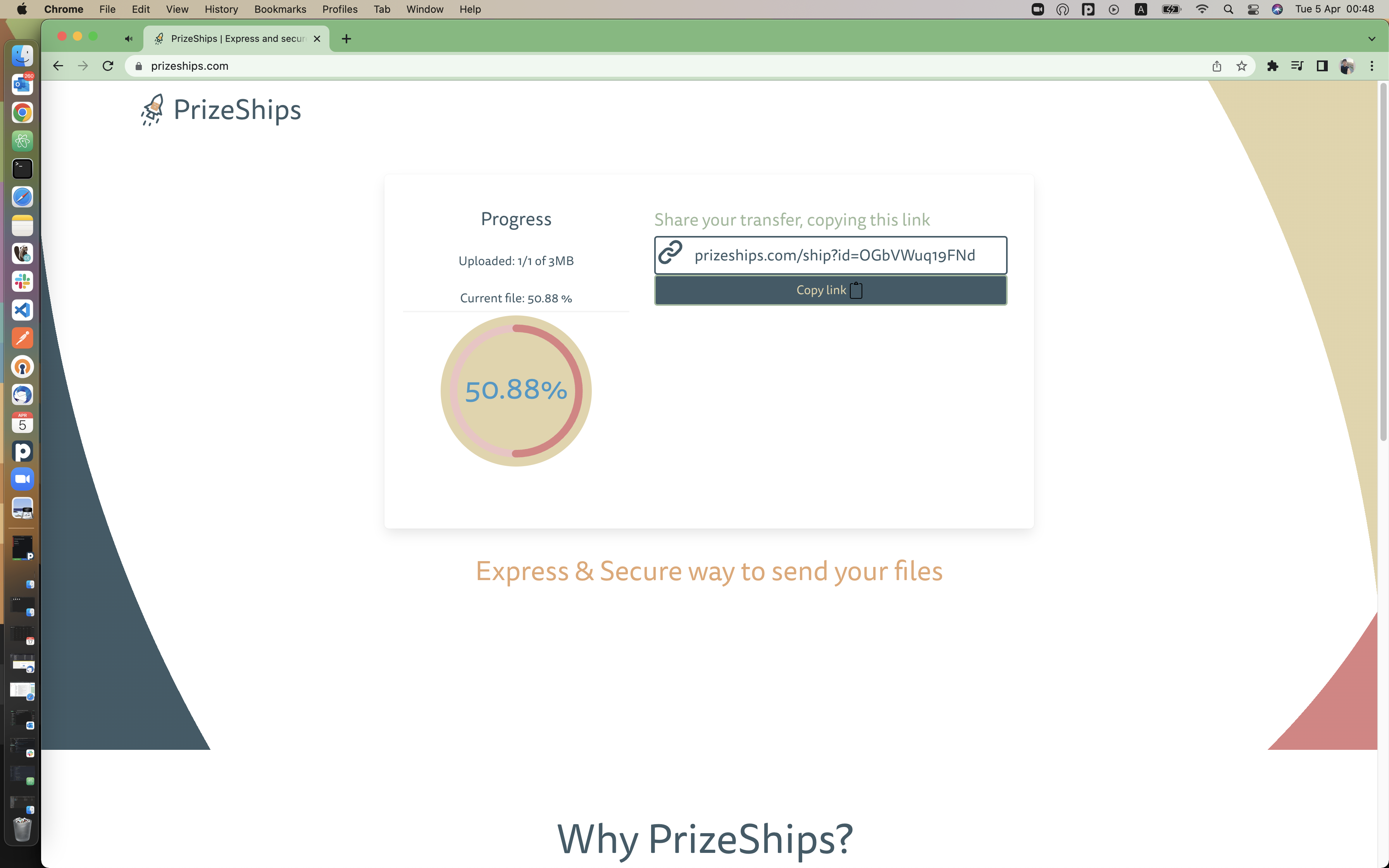 PrizeShips | File-Transfer service gallery image