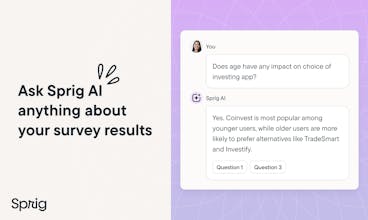Sprig AI Analysis for Surveys – Caminho perfeito para a compreensão baseada em dados