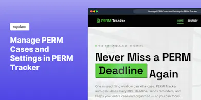PERM Tracker gallery image