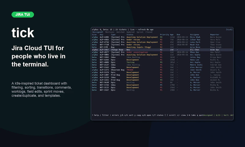 Tick screenshot 1