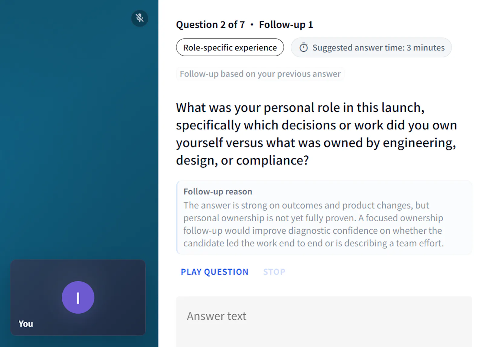 Okareer Interview Lens screenshot 2
