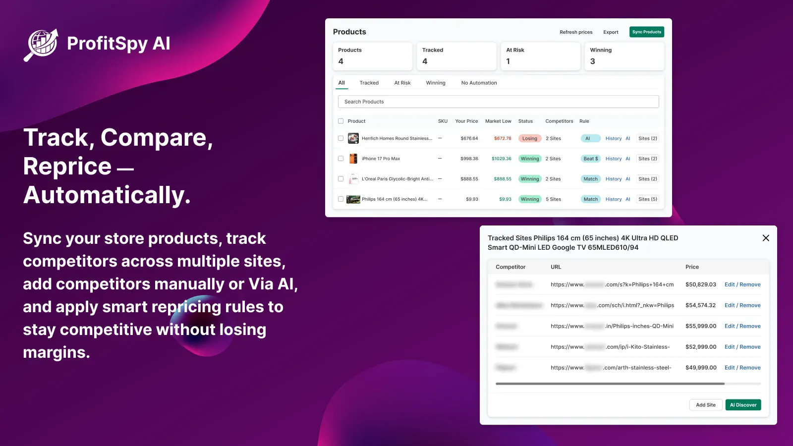 Competitor Price AI screenshot 2