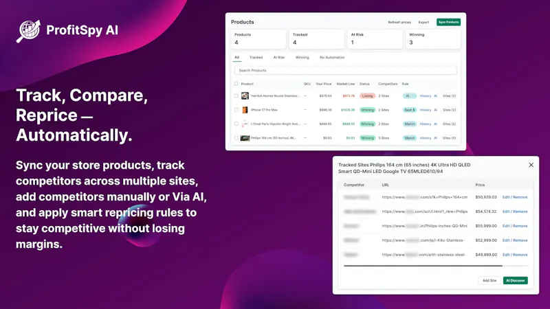 Competitor Price AI screenshot 2