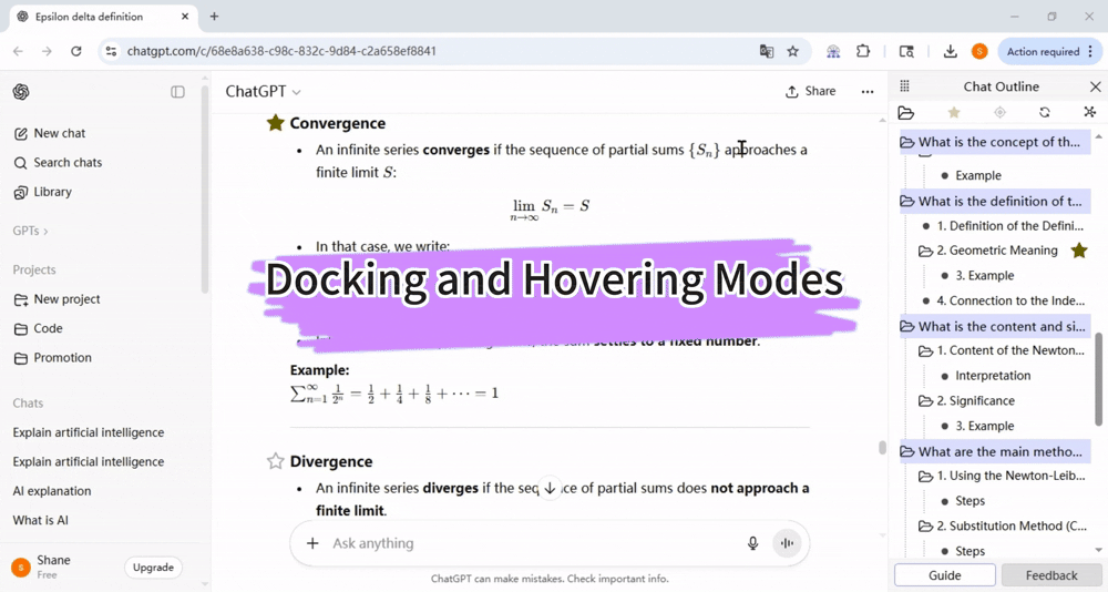 Chat Outline Plus - Screenshot 3 preview