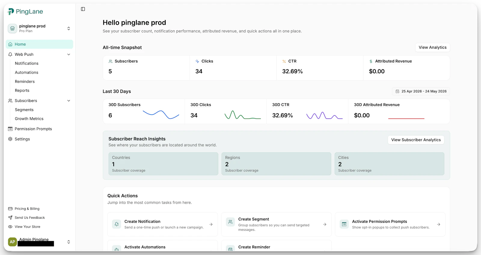 PingLane screenshot 2
