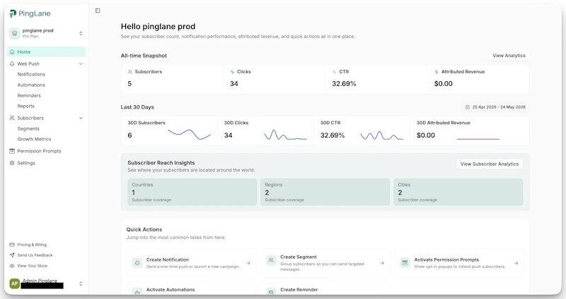 PingLane screenshot 2