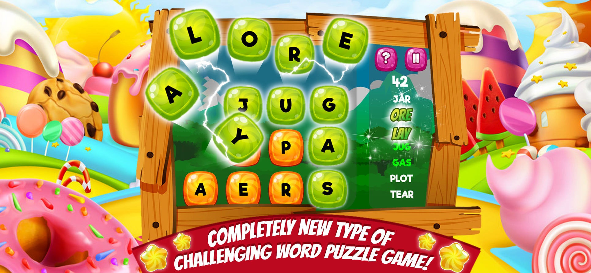 Candy Words - Word Puzzle Game gallery image