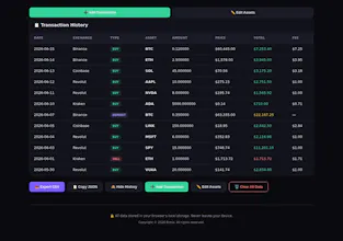 Buy Airtight — Private Portfolio Tracker gallery image
