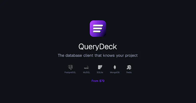QueryDeck screenshot 1