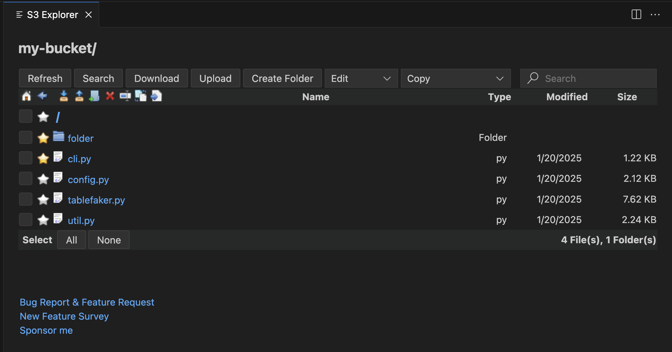 AWS S3 Extension for Visual Studio Code gallery image