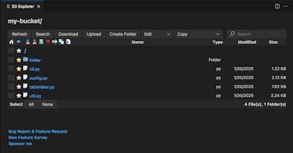 AWS S3 Extension for Visual Studio Code gallery image