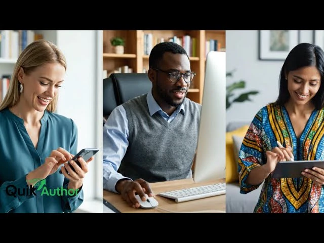Quikauthor — screenshot 1 showing tool features and UI