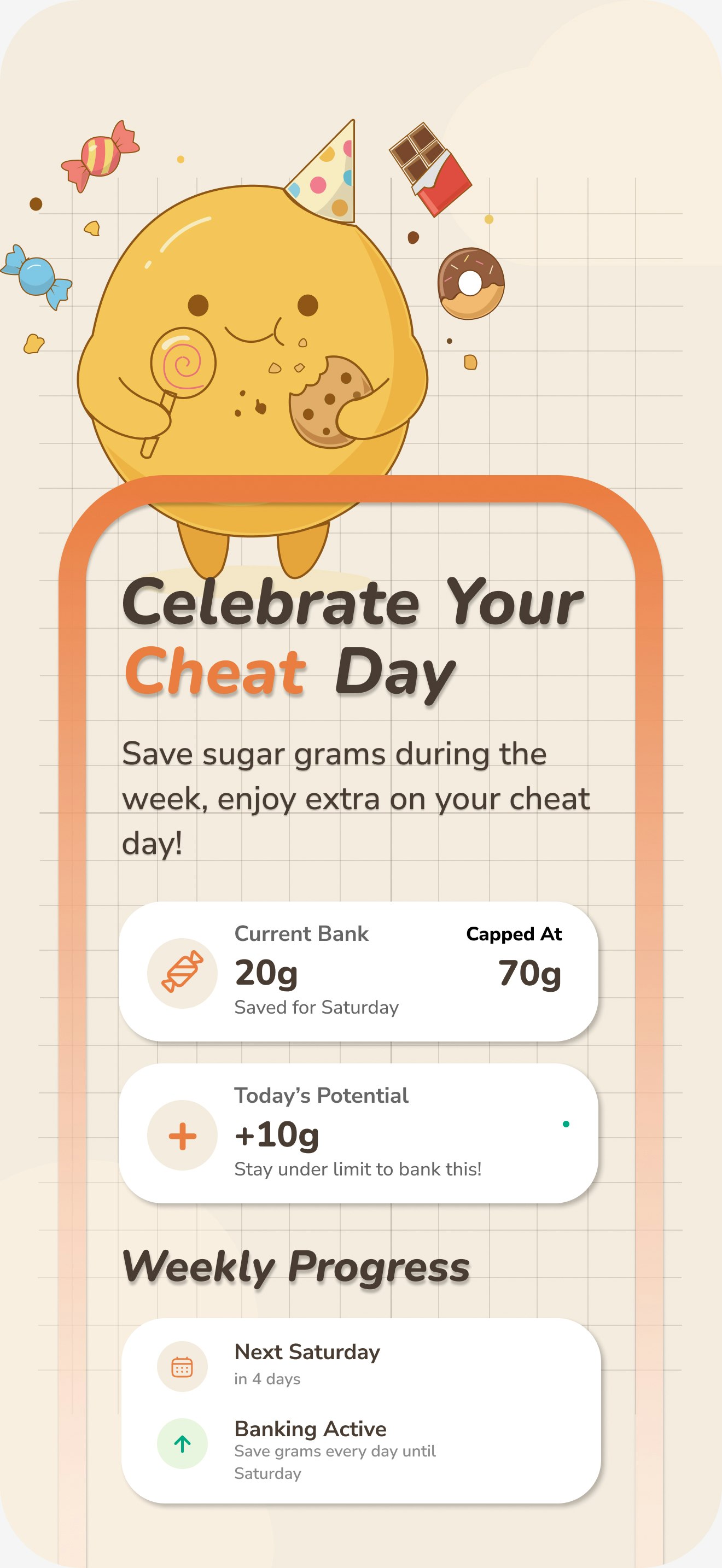 SugarPal: Quit Sugar & Detox - Screenshot 4 showing product features and functionality