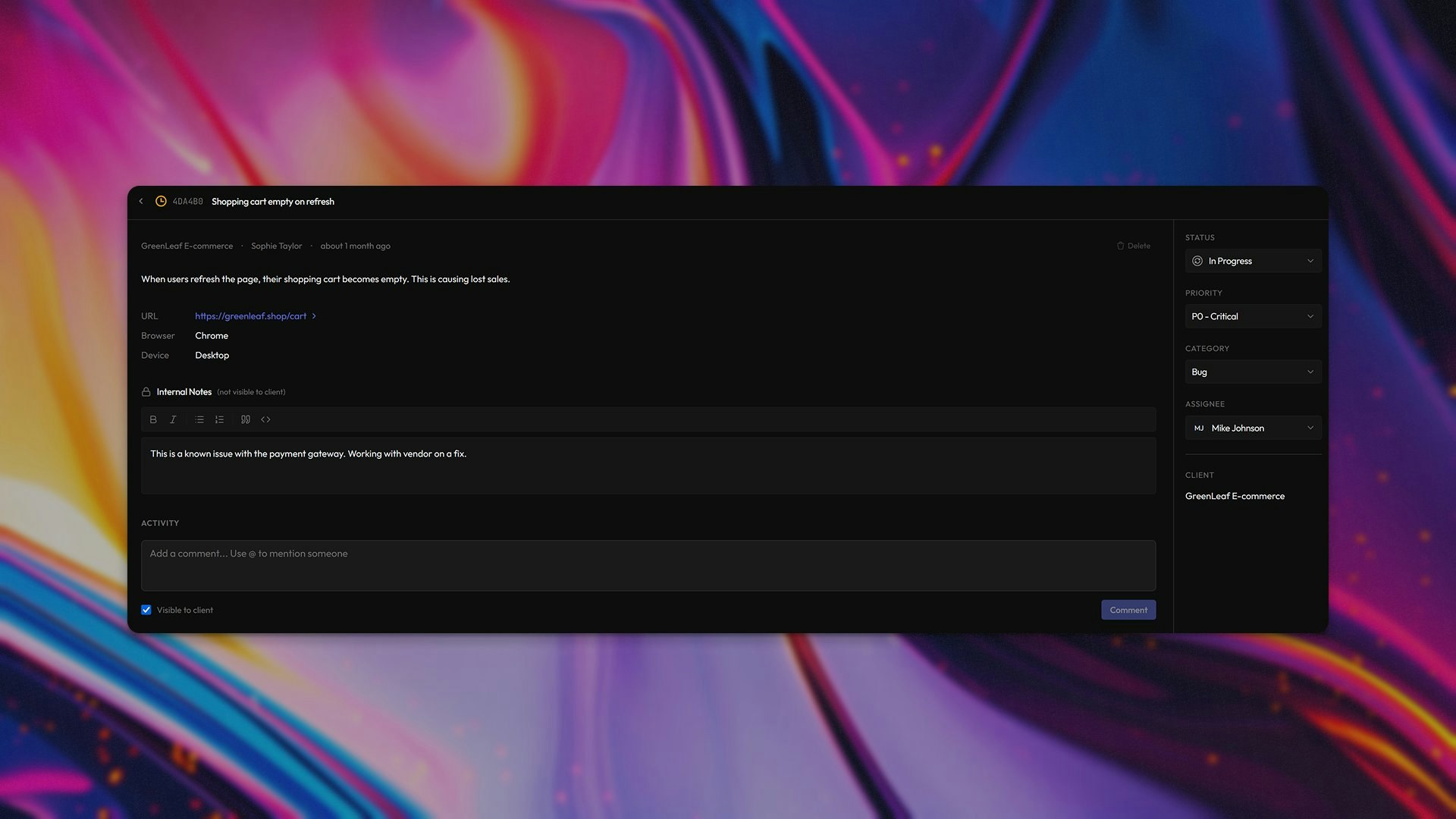 Lantern - Main product screenshot demonstrating key features and user interface
