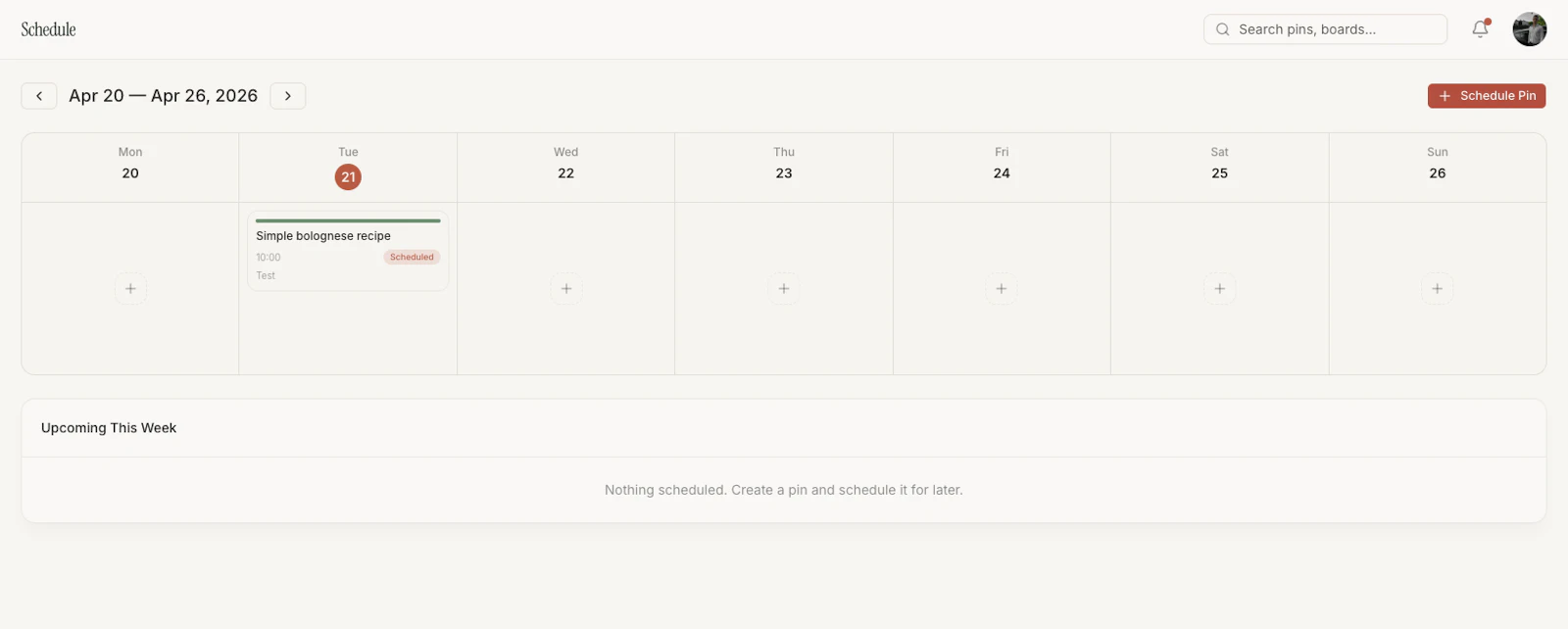 Pinvine screenshot 2