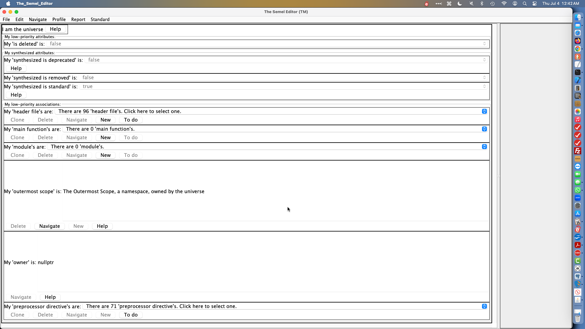 El editor de Semel (TM) media 1