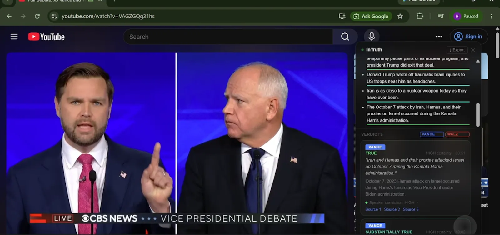 InTruth screenshot 2