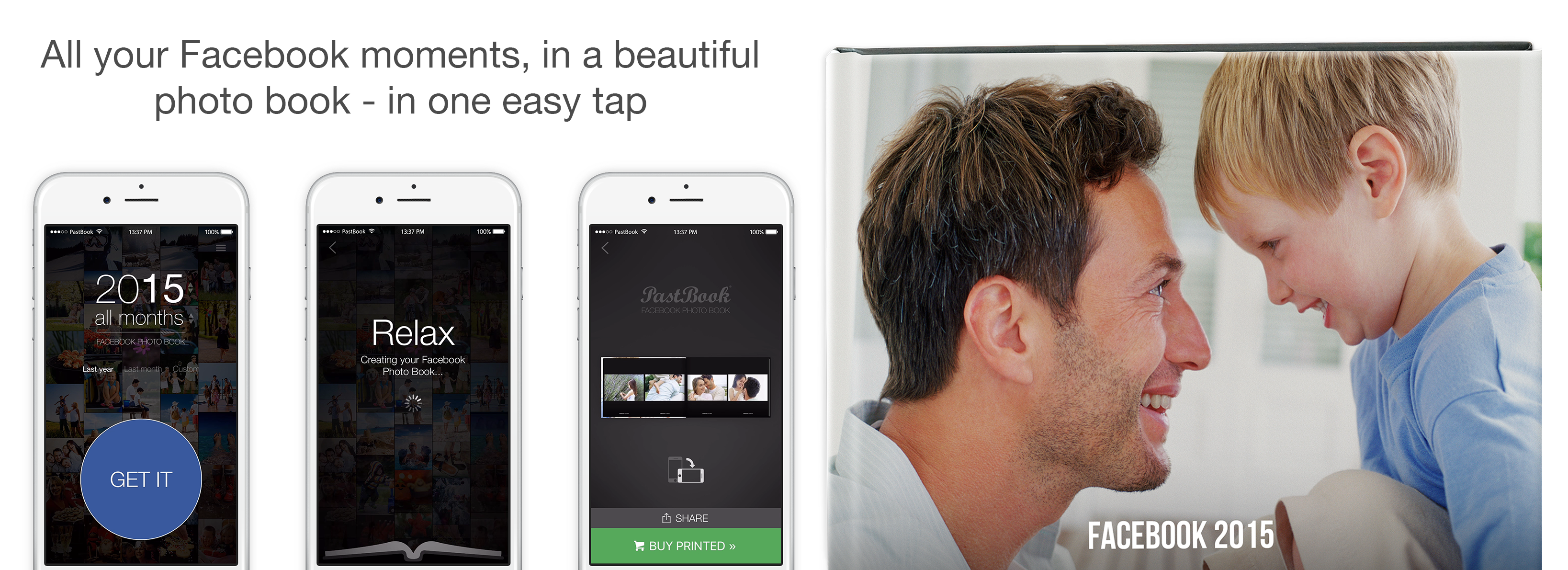 Facebook Photo Book by Pastbook All your Facebook moments, in a