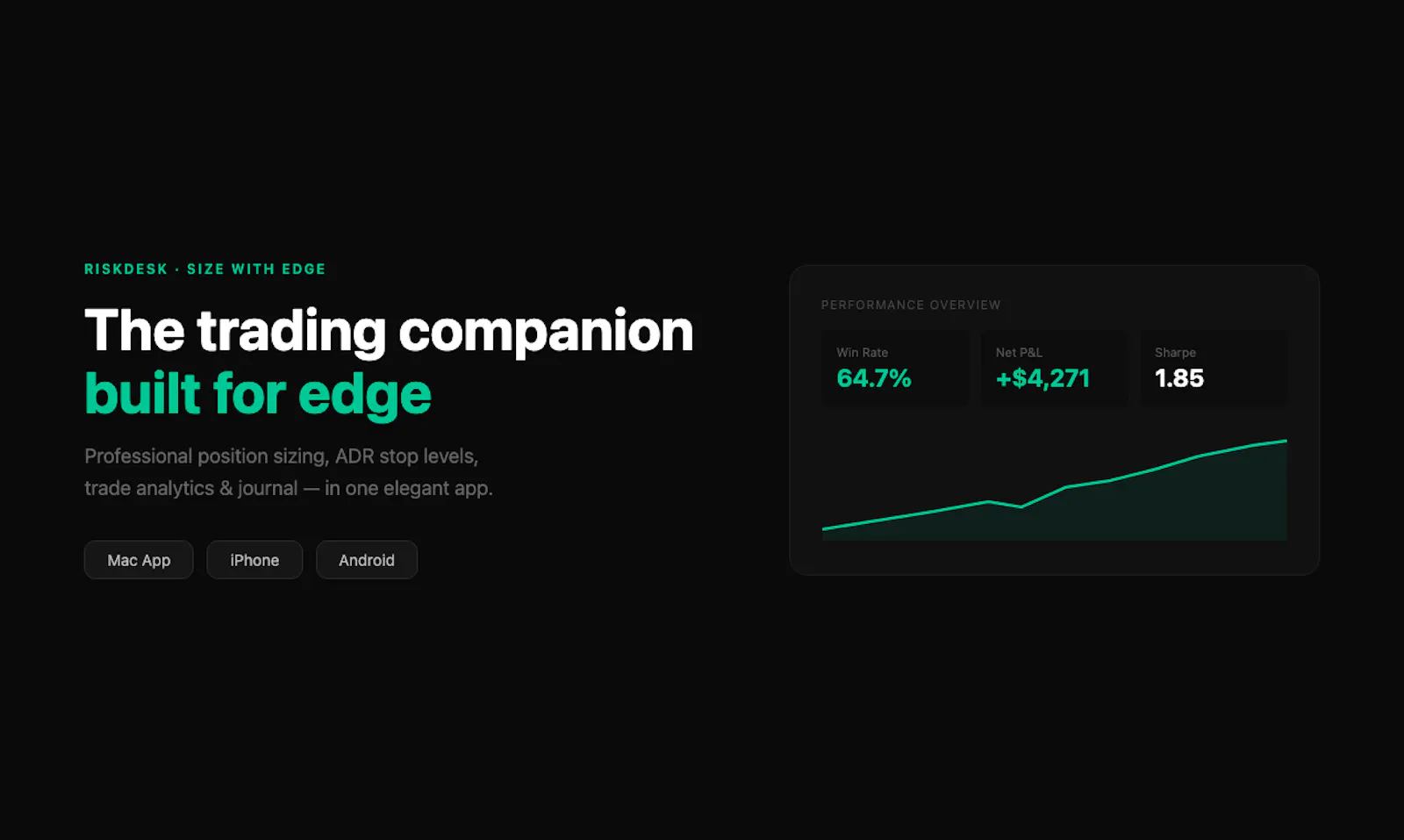 RiskDesk screenshot 1