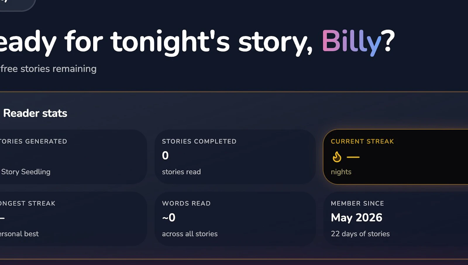 Storiesprout screenshot 2
