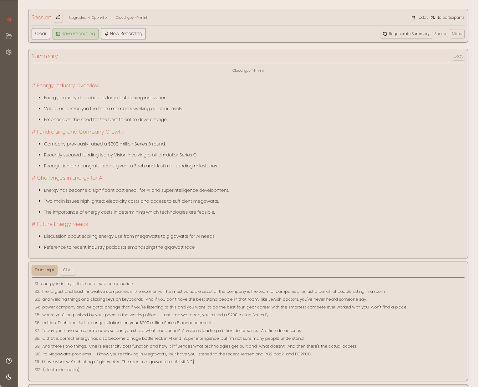 threadfork - Main screenshot showing features and interface