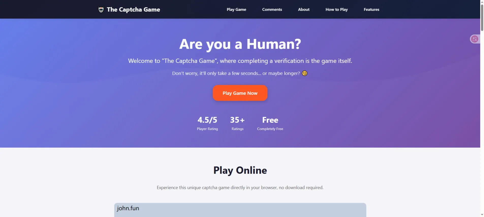 Captcha Game gallery image