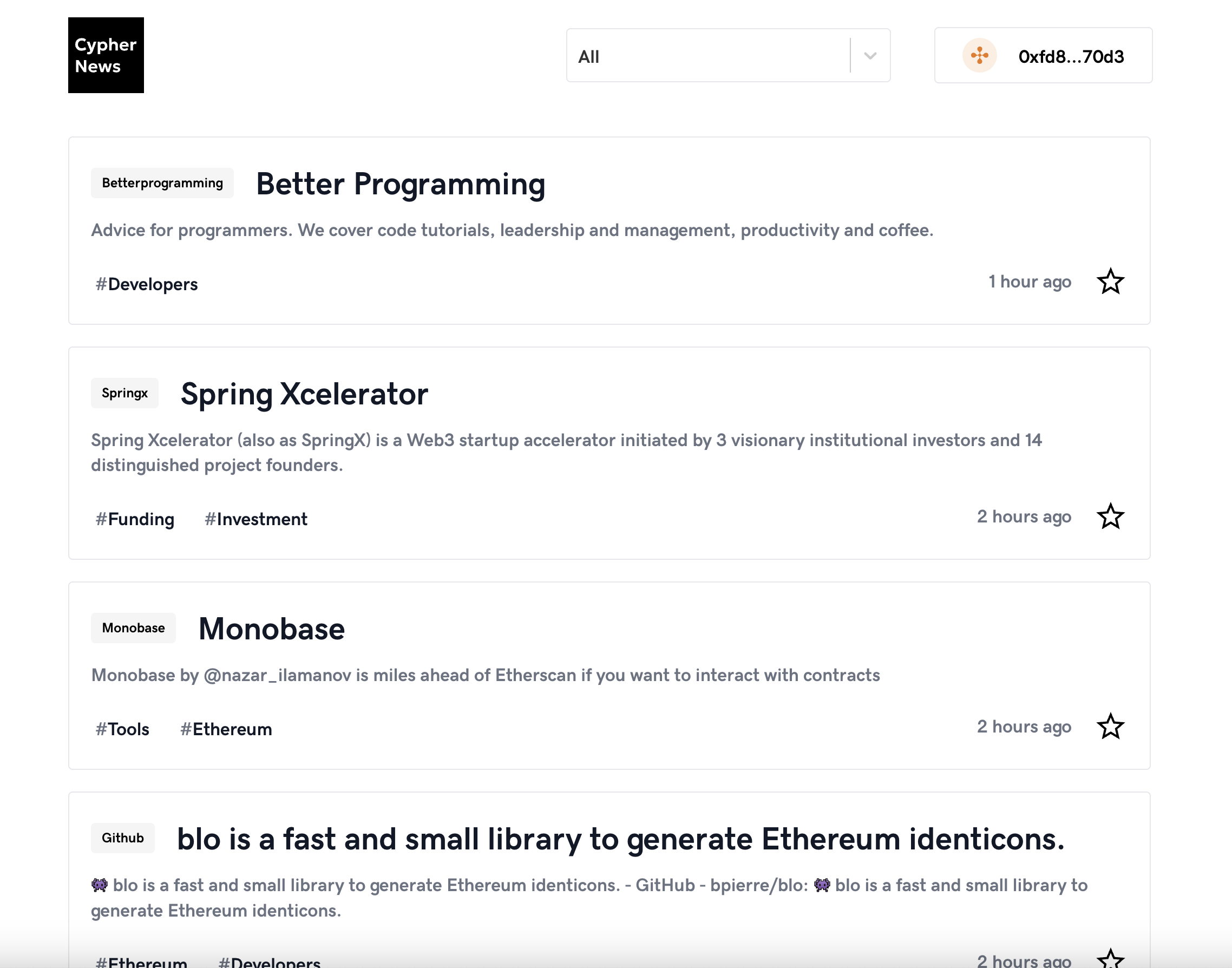 Cypher News - Cypher news is a web3 news aggregator media 1