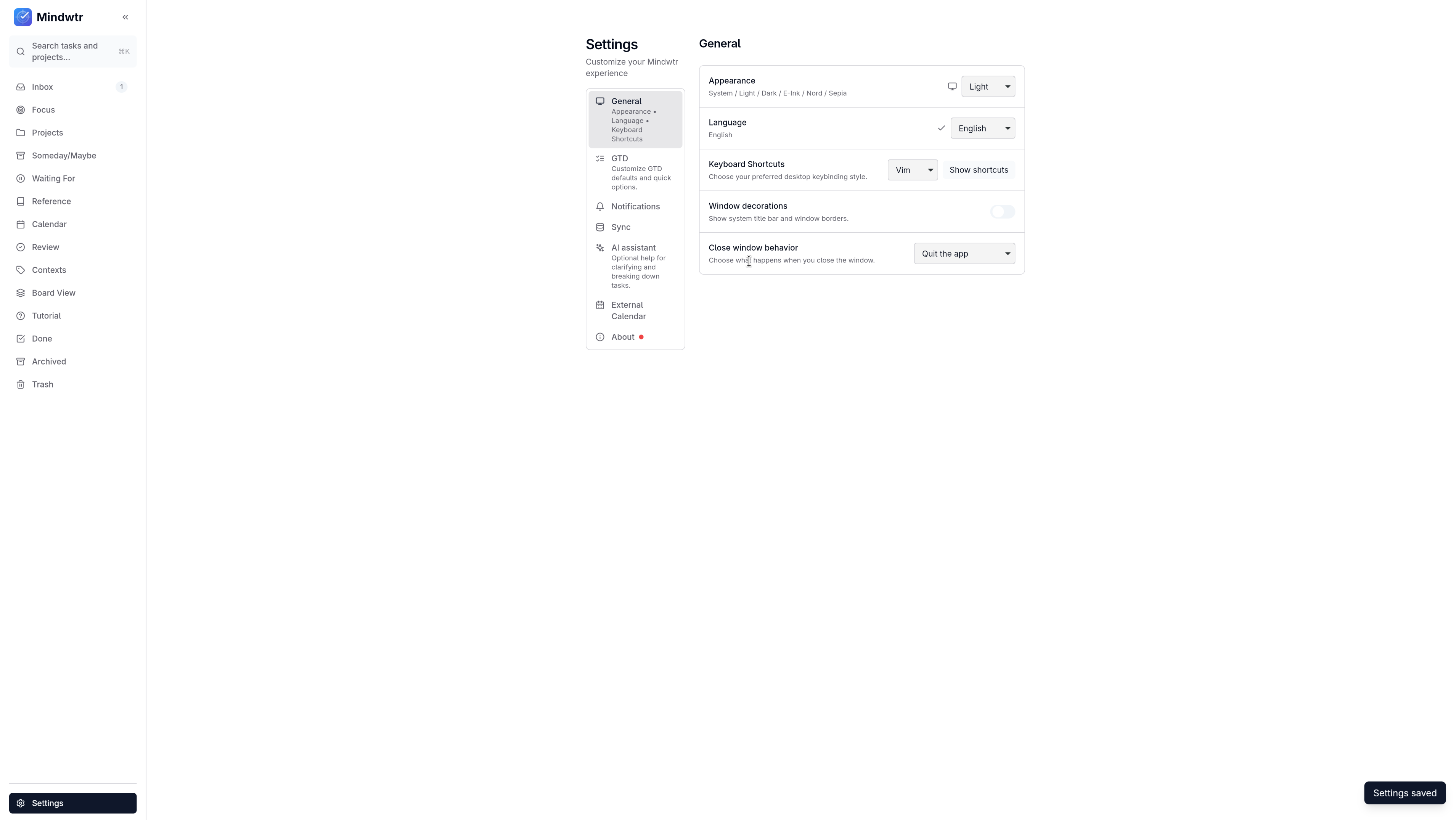 Mindwtr gallery image