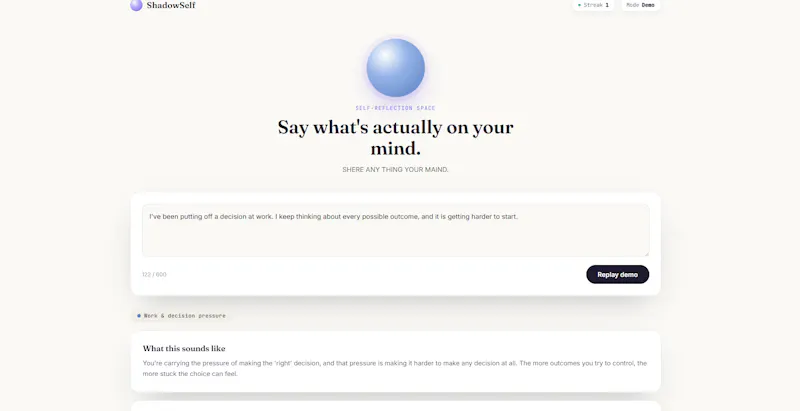 ShadowSelf screenshot 3
