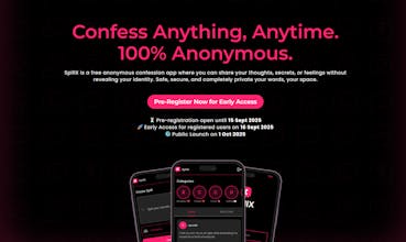Free Anonymous Confession Web App gallery image