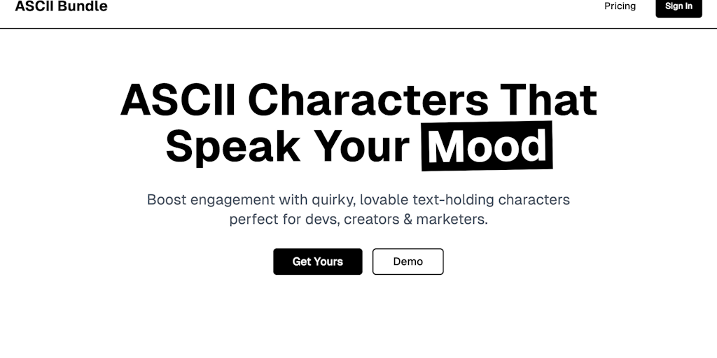 ASCII Bundle