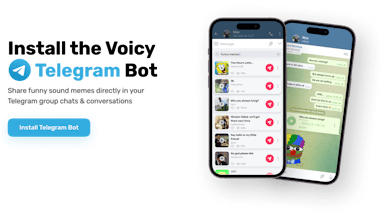 Voicy Telegram Sounds Bot gallery image