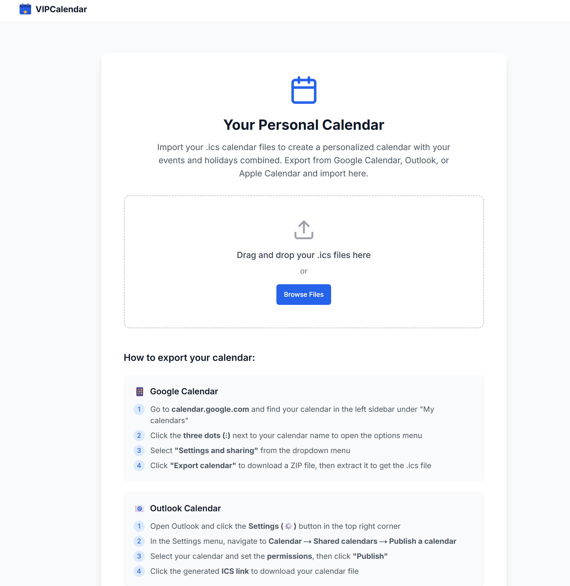 VIPCalendar丨Free Printable Calendar - Screenshot 3 showing product features and functionality