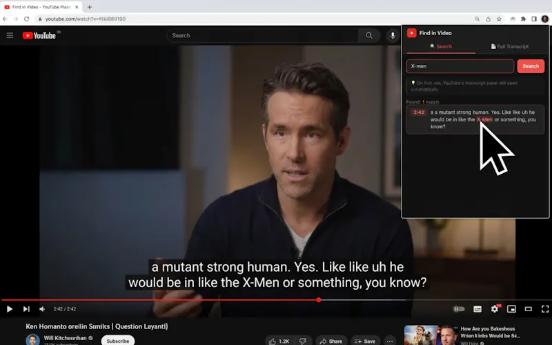Find in Video screenshot 3