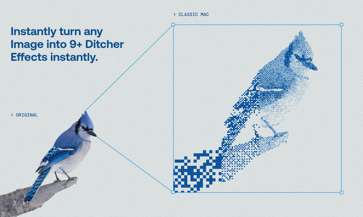 Instant Dither Design Generator gallery image