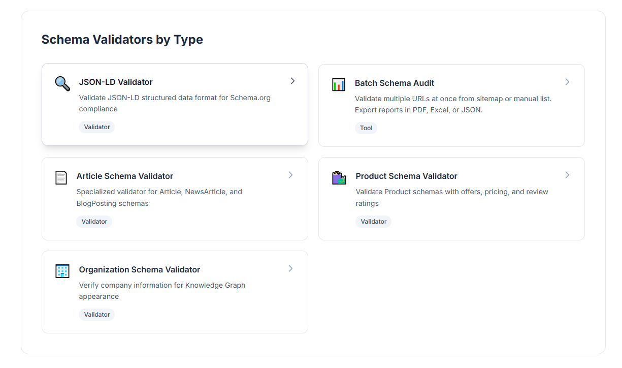 Schema Validator gallery image
