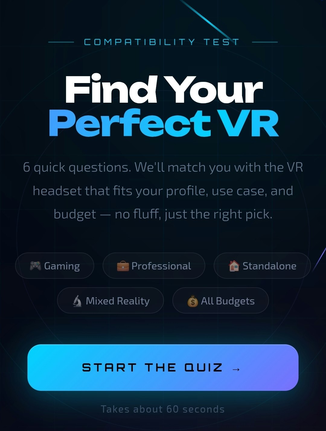 VR/AR Finder — vr.ar